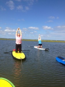 Breathing is inspiring during a Flowga class with OC SUP and Fitness